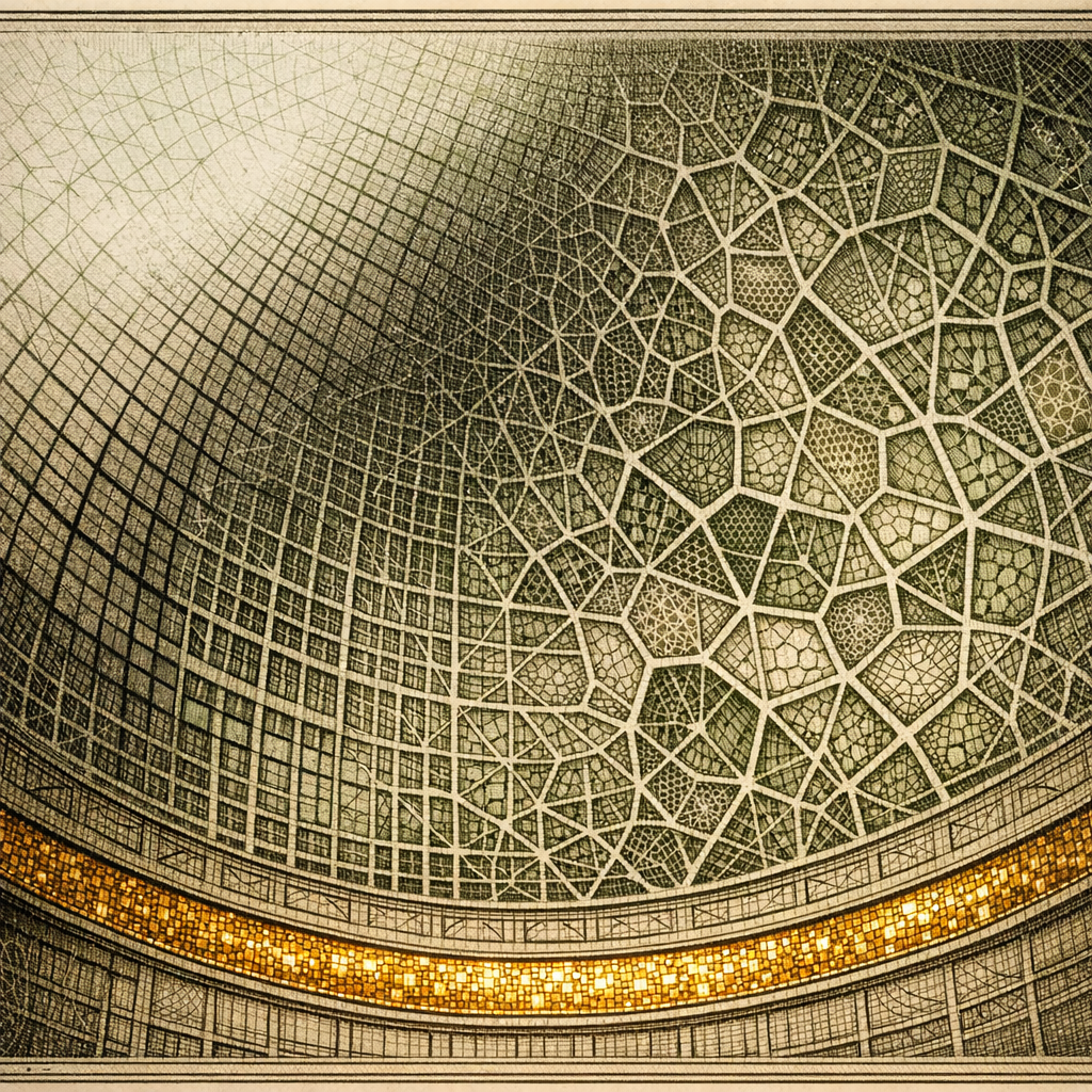 Geometric Dome Mosaic