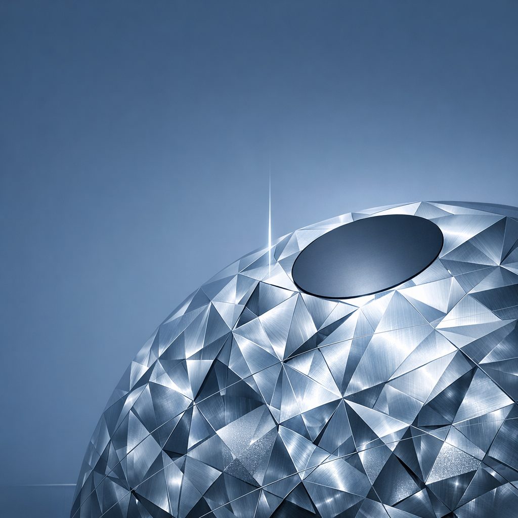 Futuristic Faceted Dome