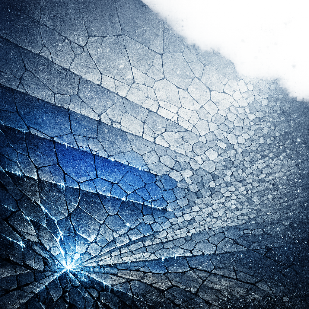 Radiant Fractured Ice