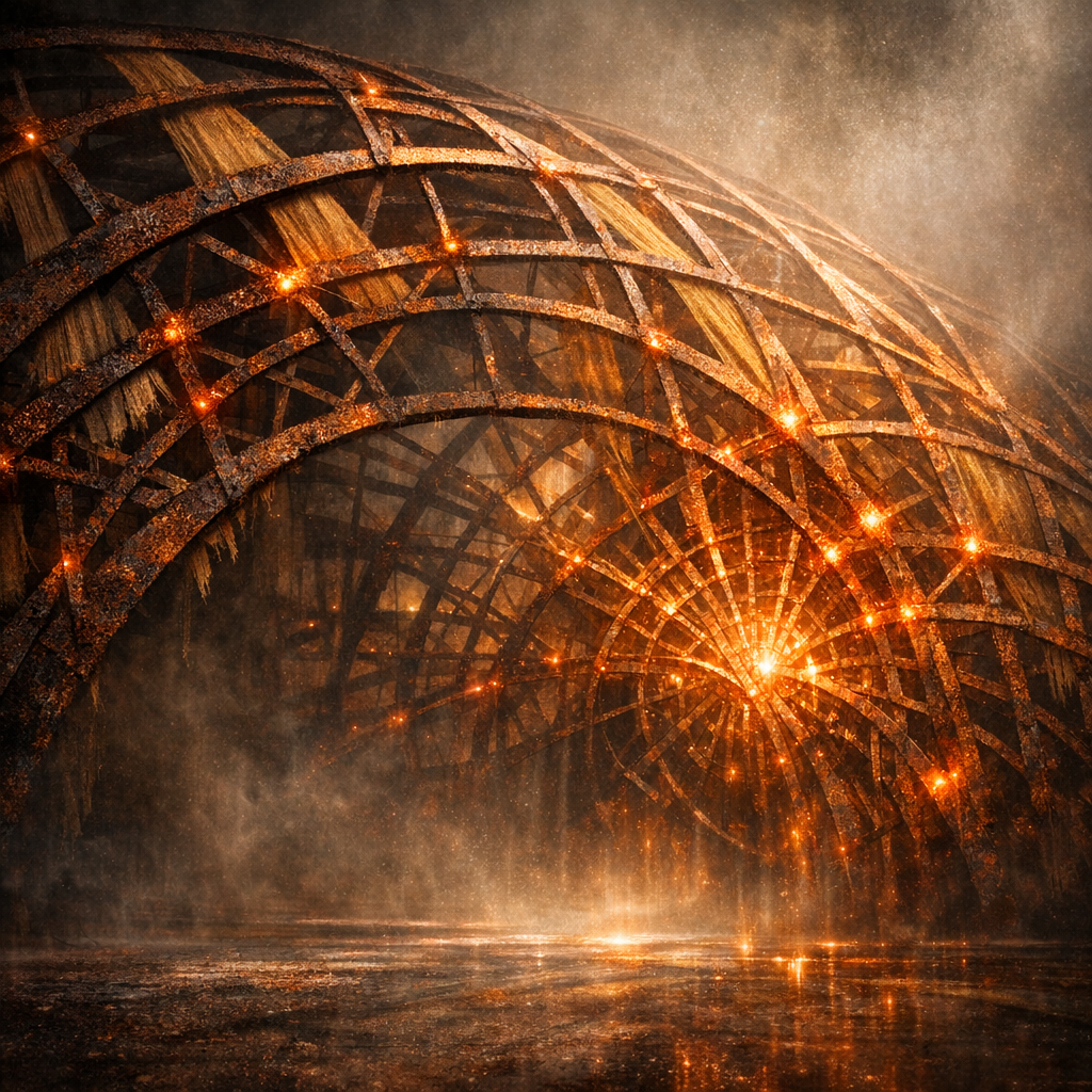 Luminous Rusted Dome