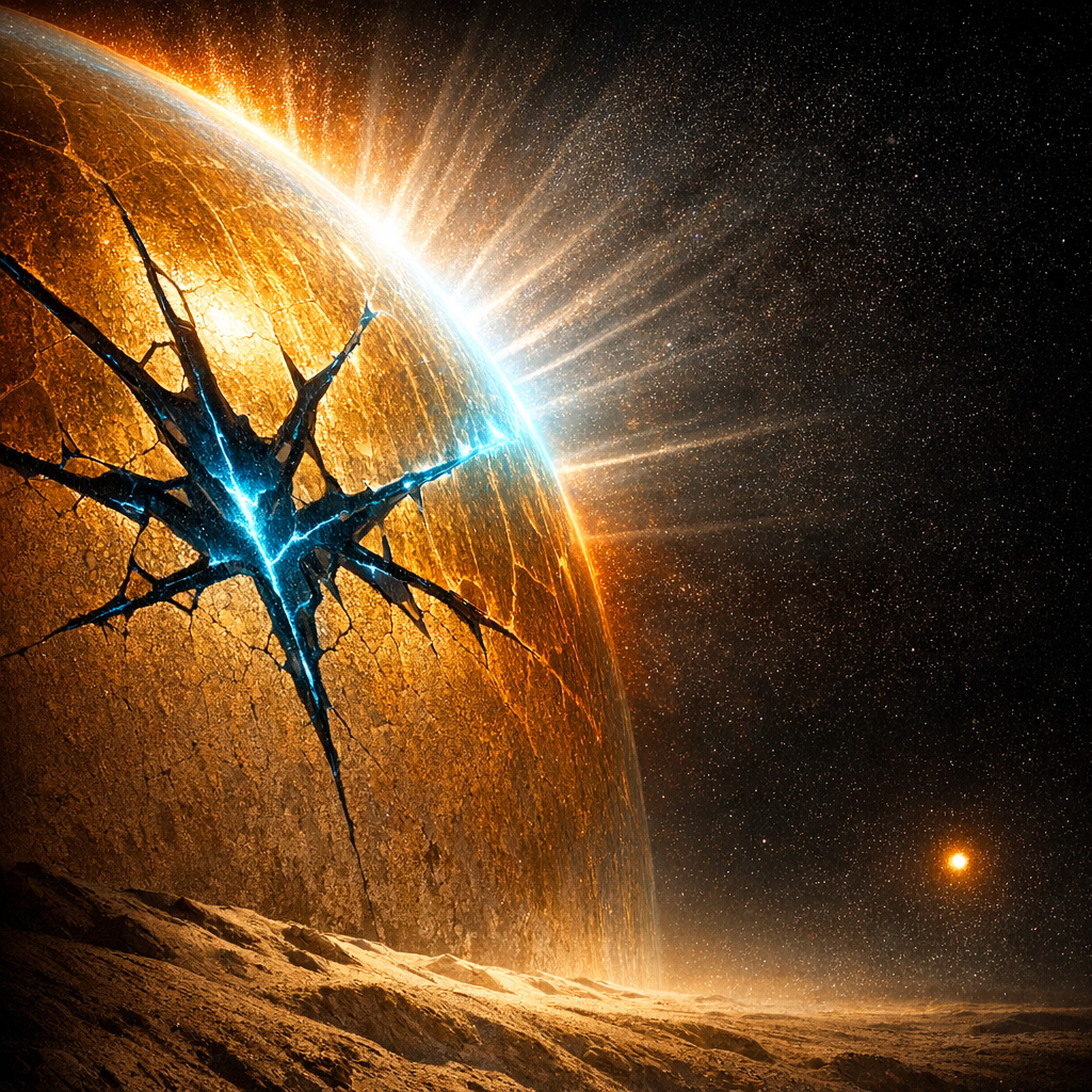 Cracked Cosmic Sphere