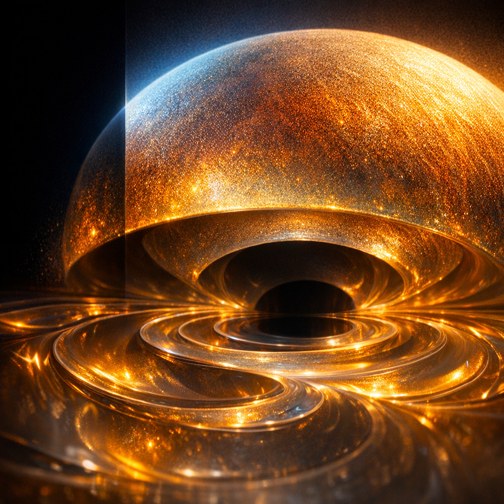 Celestial Golden Vortex